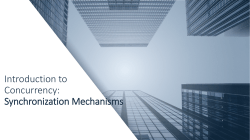 Synchronization Mechanisms