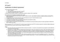 ICT Level 2 - GLLM Moodle