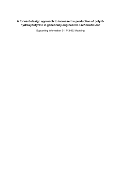 Characterization of a rationally engineered phaCAB operon