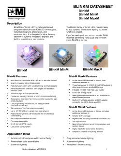 blinkm datasheet