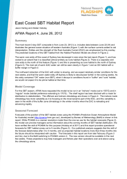 AFMA Report 4, June 26, 2012 - The Australian Fisheries