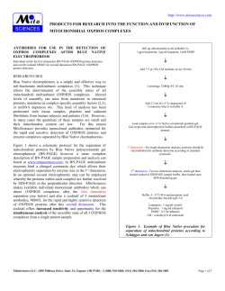 Price List - MitoSciences