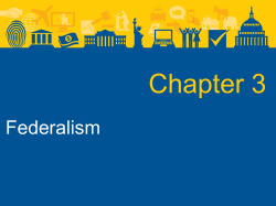 Federalism in the Constitution