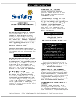 sun valley company