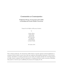 Communities as Counterparties - Rights and Resources Initiative