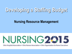 Nurse Staffing In Ohio