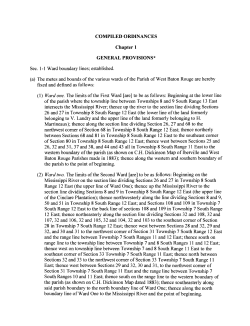 description - West Baton Rouge Parish Council