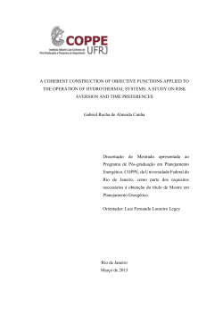 a coherent construction of objective functions applied to