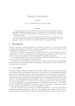 Hierarchy and function