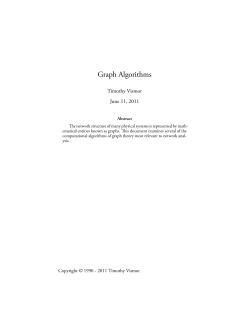Graph Algorithms