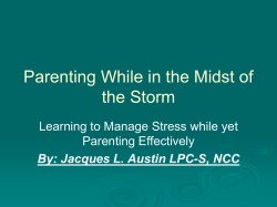 THE EVOLUTION OF DECISION