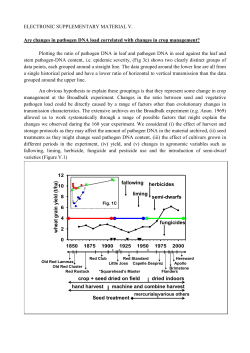 ELECTRONIC SUPPLEMENTARY MATERIAL V. Are changes in