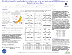 Modeling Gross Primary Production in Semi-arid Inner