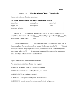 The Stories of Two Chemicals