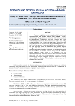 journal of food and dairy technology