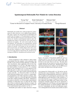 Spatiotemporal Deformable Part Models for Action Detection