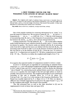 A BEST POSSIBLE BOUND FOR THE WEIGHTED PATH LENGTH