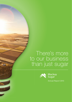 There`s more to our business than just sugar
