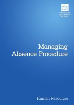 Managing Absence Procedure