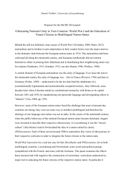 Fabricating National Unity in Torn Contexts_panel