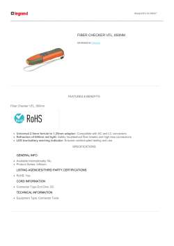 FIBER CHECKER VFL, 650NM
