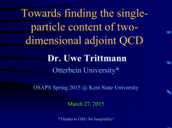 H &psi;(0) - Otterbein University