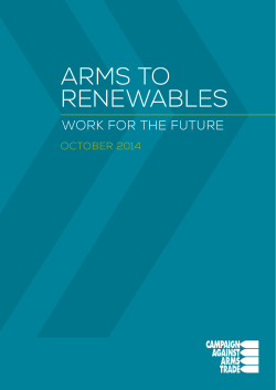 Arms to Renewables - Campaign Against Arms Trade