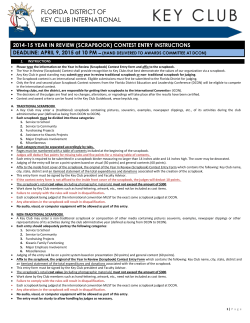 Scrapbook - Florida Key Club