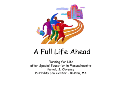 A Full Life Ahead - Disability Law Center