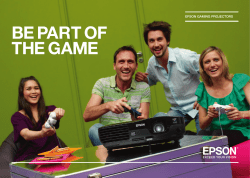 BE PART OF THE GAME