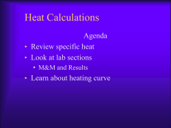 Heating Curve - WaylandHighSchoolChemistry