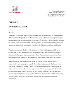 2013 Honda Accord: Interior