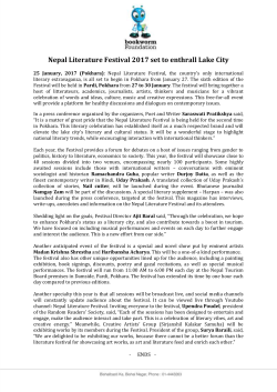DOCS - Nepal Literature Festival