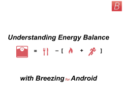 Energy Balance Equation