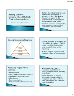 Higher-Order Learning involves the mental processing of content in