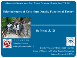 Covariant Density Functional Theory