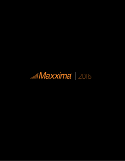 Maxxima&reg; - Catalog