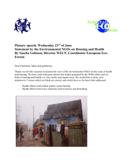 Dear Chairman, ladies and gentlemen