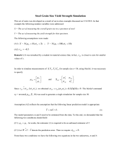 Steel Grain Size Yield Strength Simulation