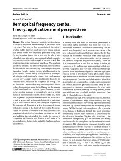 Kerr optical frequency combs: theory, applications and
