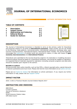 journal of international economics