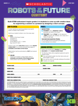 HOW TO ENTER: PRIZES: JUDGING CRITERIA: TEACHERS WIN