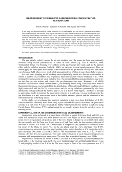 1 MEASUREMENT OF DISSOLVED CARBON DIOXIDE