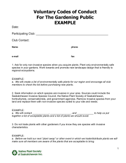 Gardening Public Example - Native Plant Society of Saskatchewan