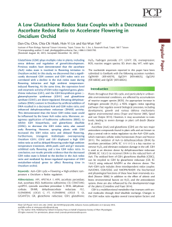 A Low Glutathione Redox State Couples with a