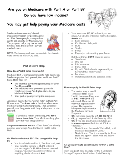 Are you on Medicare with Part A or Part B?