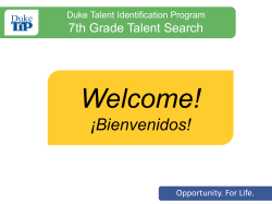 (469) 633-4513 Duke TIP Contact Information