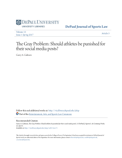 The Gray Problem: Should athletes be punished for their social