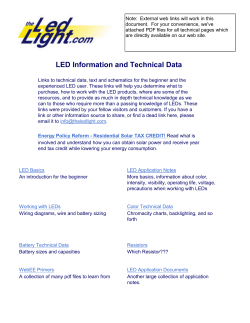 LED Information and Technical Data