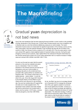 Gradual yuan depreciation is not bad news